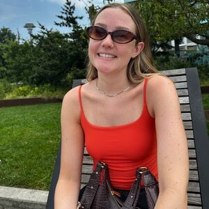 Original Contour Presence Cami Tank in Flashing Red - Size Small